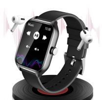 WS-7 Smartwatch voor Dames en Heren - voor Android - IP67 Waterdicht - Stappenteller - Horloge - Activity Tracker Smartwatches - Zwart