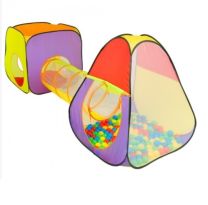 Speeltent met tunnel (3-delig) in verschillende kleuren