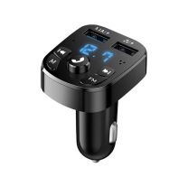 Draadloze Bluetooth Handsfree Carkit Zender - MP3-speler - Dubbele USB-oplader - FM Transmitter voor in de auto