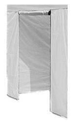 Zijwand Easyup Vouw-tent 3 mtr met deur kleur Wit