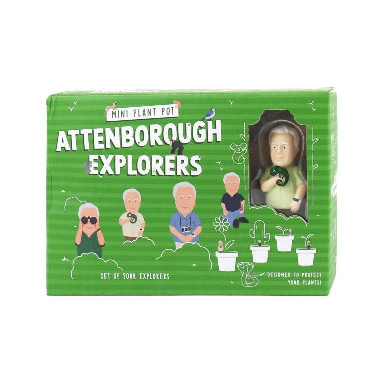 Gift Republic Mini Plant Pot Attenborough Explorers