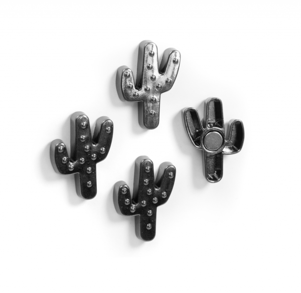 Trendform Magnetische Cactus Gunmetal - set van 4