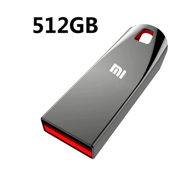 Originele Xiaomi Metal Usb 512GB- 3.0 Flash Drives - Hoge Snelheid Pendrive - Usb Drive - Draagbare Ssd Memoria - Usb TYPE-C - donkergrijs