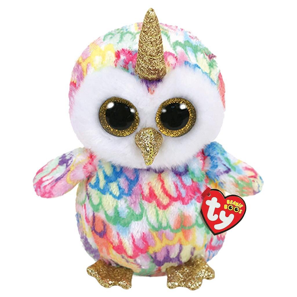 Ty - Knuffel - Beanie Buddy - Enchanted Owl - 24cm
