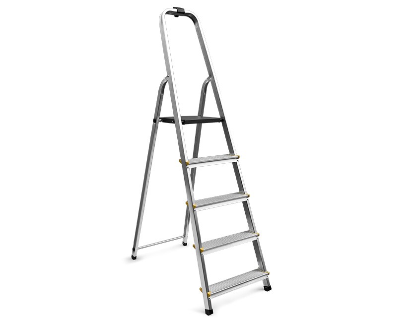 Easy Step - Aluminium Huishoudtrapladder 6 treden