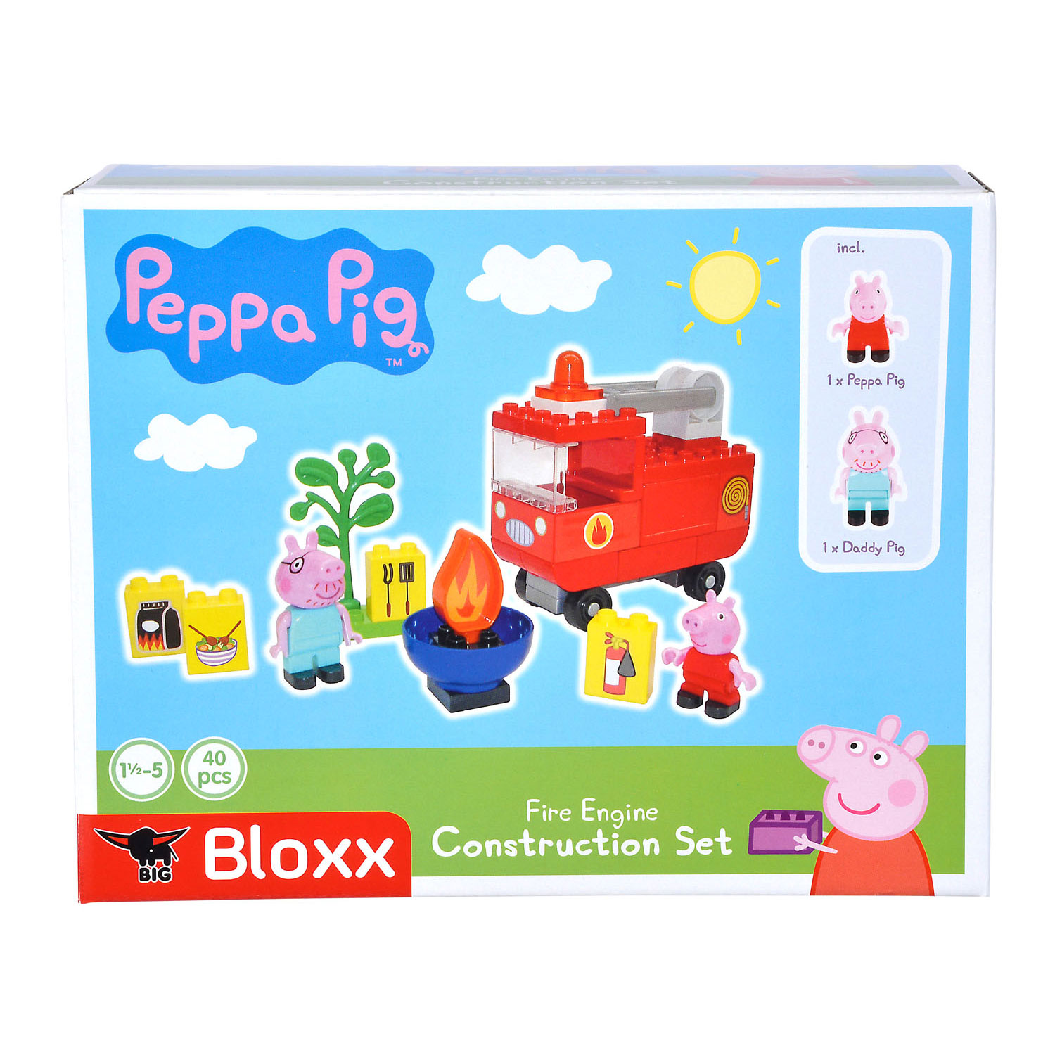 BIG Bloxx Peppa Pig Fire Truck Bricks