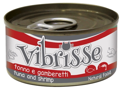 Vibrisse Cat Tonijn / Garnalen 70 GR (24 stuks)