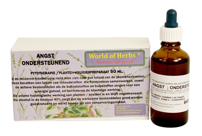 World of herbs fytotherapie angst ondersteunend (50 ML)