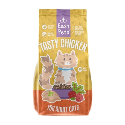 Easypets tasty chicken adult kattenvoer (1,5 KG)