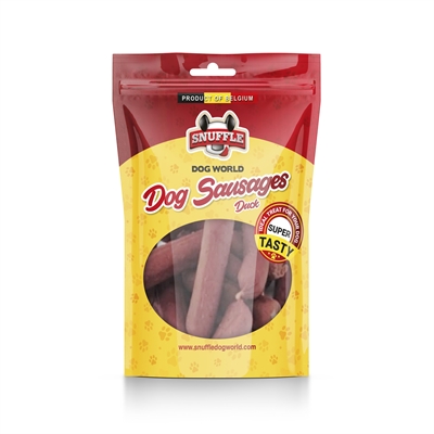 SNUFFLE DOG DUCK SAUSAGES 80 GR
