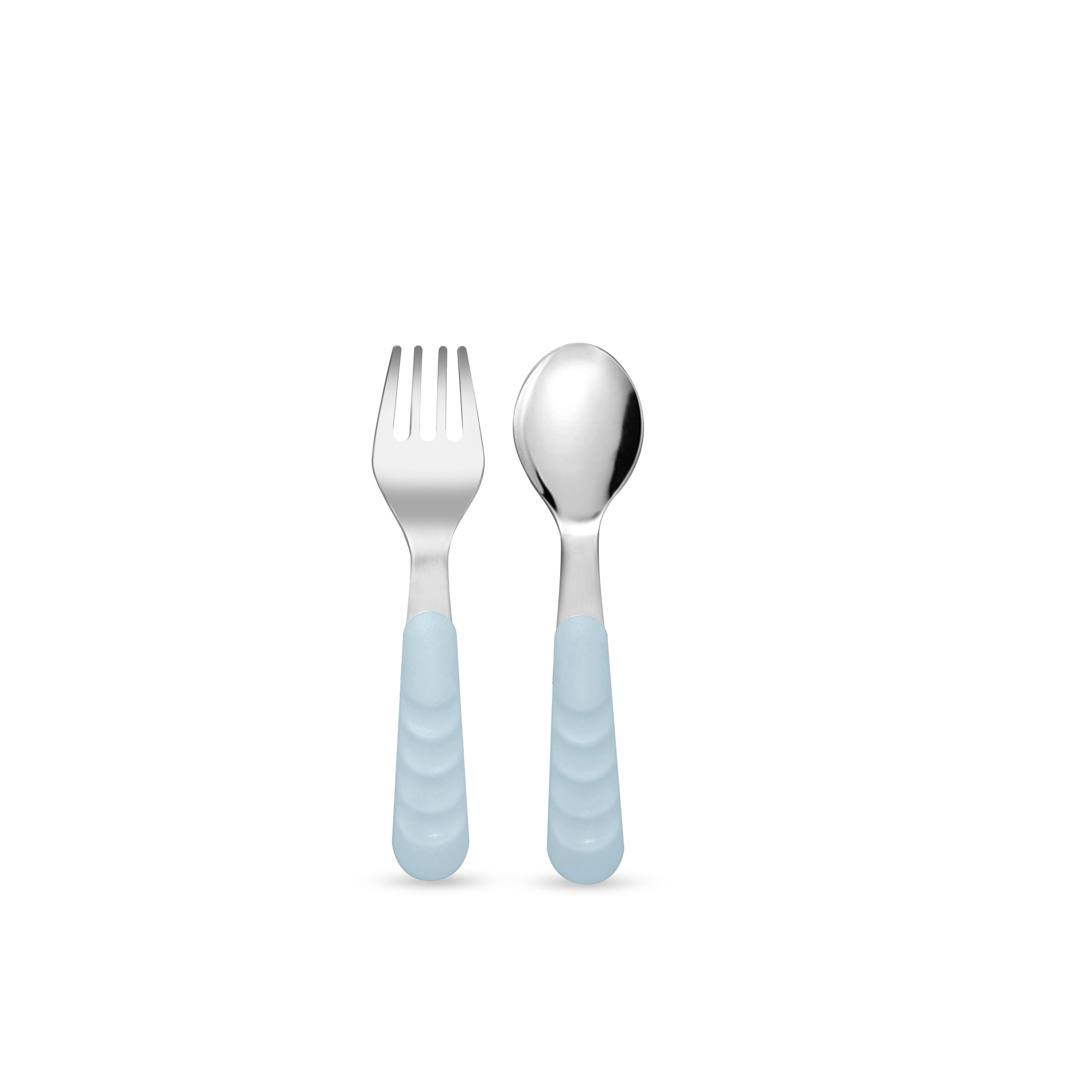 Mobi - Toddler Fork & Spoon Set Mist