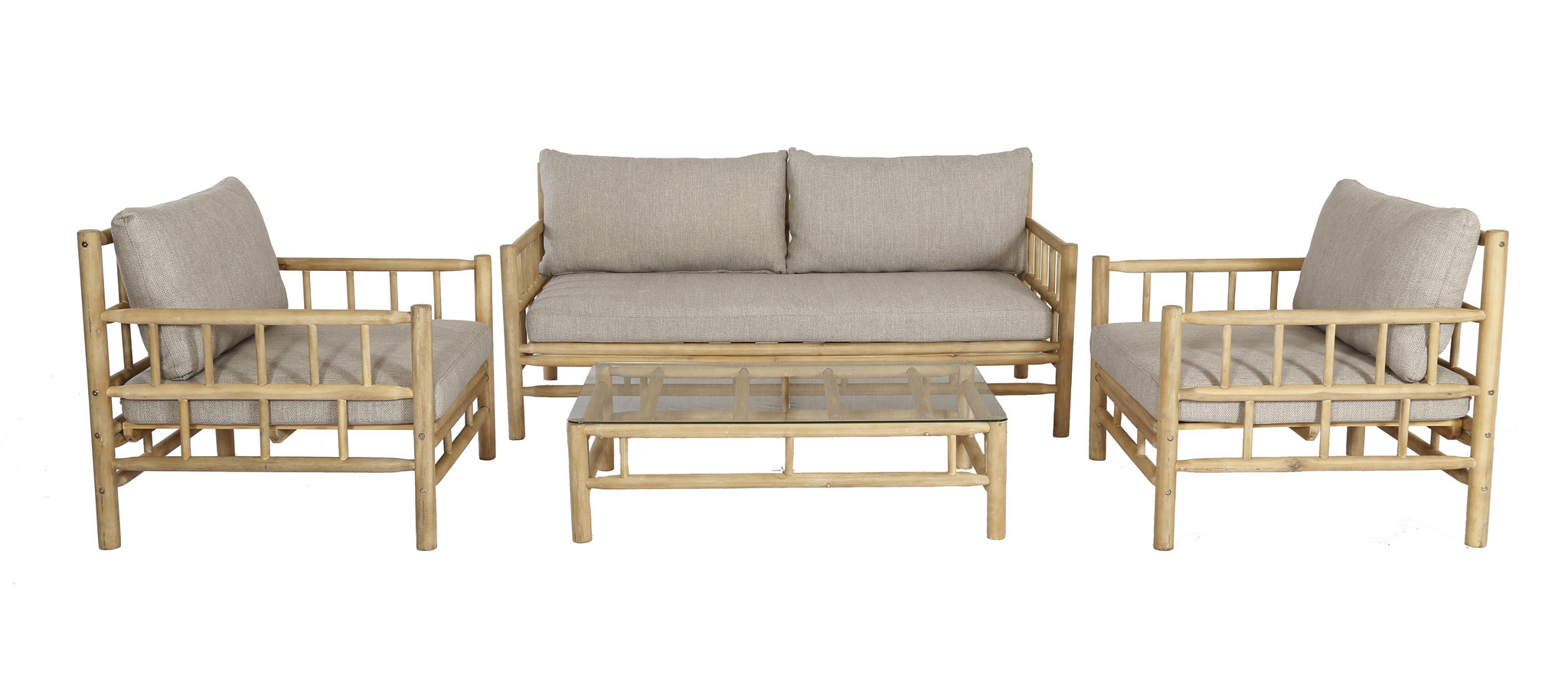 De Outsider Loungeset Costa Rica Bamboo Look Acaciahout