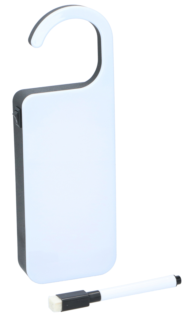 Deurhanger LED-Lamp Zwart/ Wit