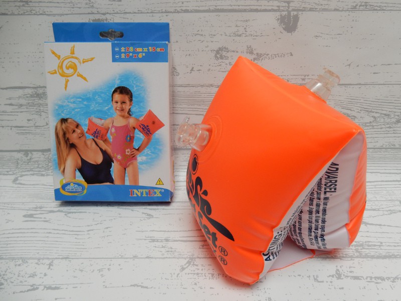 Luxe zwembandjes 3-6 jaar oranje - Intex Zwemmouwtjes